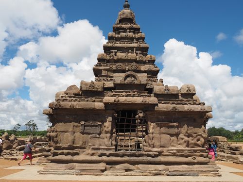 Mahabalipuram • Temple du Rivage: Le temple du Rivage ( Inde, Tamil Nadu )