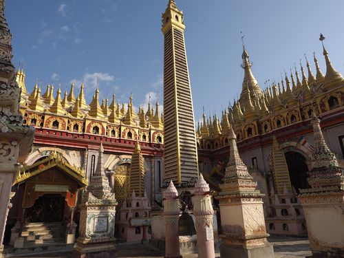 Monywa • Thanboddhay Pagoda: outside ( Myanmar,  )