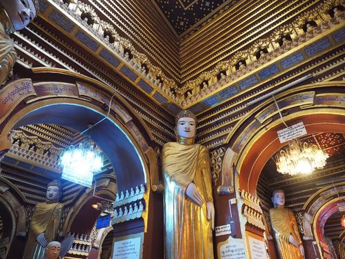 Monywa • Thanboddhay Pagoda: inside ( Myanmar,  )