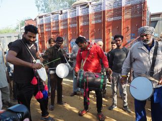 Naurangabad • Préparation d'une fêta de village au Pendjab ( Inde, Pendjab )