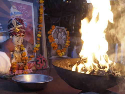 Chotila • Temple Bullet Baba ( Inde, Rajasthan )