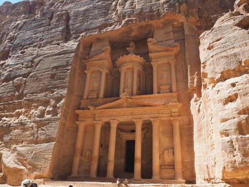 Petra •  Trésor (Al Khazneh) ( Jordanie,  )
