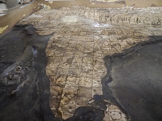 Varanasi • Bharat Mata Mandir: carte monumentale de l'Inde ( Inde, Uttar Pradesh )