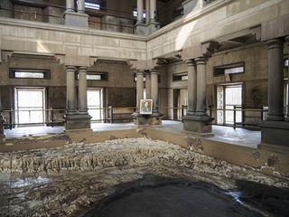 Varanasi • Bharat Mata Mandir: à l'intérieur ( Inde, Uttar Pradesh )
