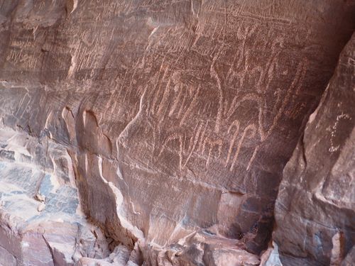 Wadi Rum • Petroglyphs ( Jordan,  )