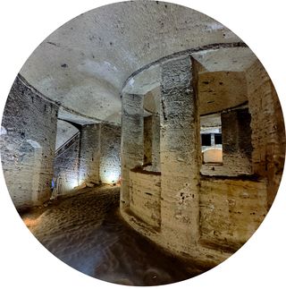 en gang in de catabombes, Alexandrië • Egypte