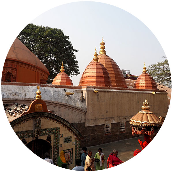 an entry to the temple, Guwahati, Assam • India