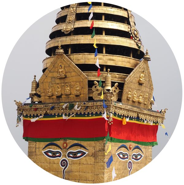 harmikā–chattrā of Swayambhu stupa, Kathmandu • Nepal