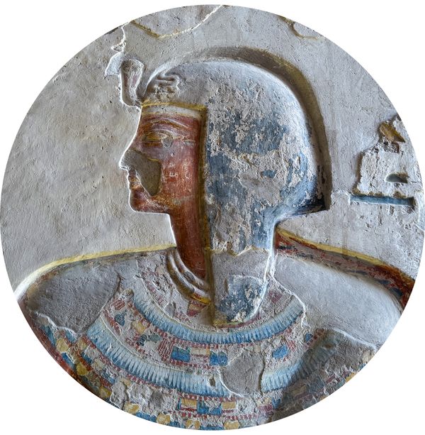 bas relief dans la tombe de Merentpah , Louxor • Egypte