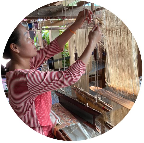 artist aan het werk, Vientiane • Laos