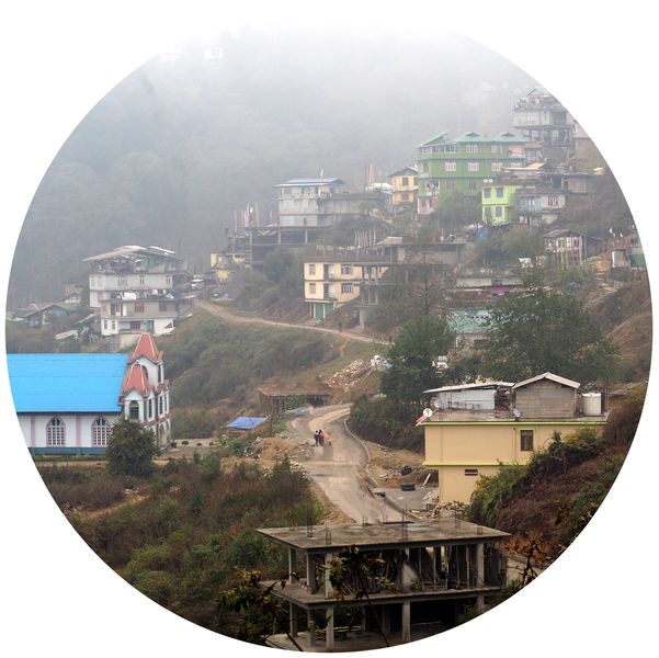 statue de Bouddha, Ravangla, Sikkim • Inde