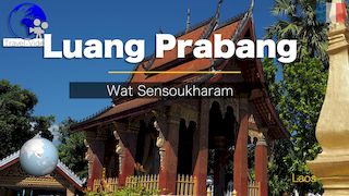 Luang Prabang, temple Wat Sensoukharam • Laos
