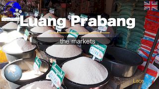 Luang Prabang, the markets • Laos