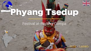 Phyang Tsedup, festival at the monastery, Ladakh • India
