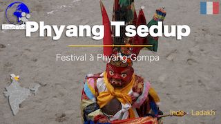 Phyang Tsedup, festival au monastère, Ladakh • Inde