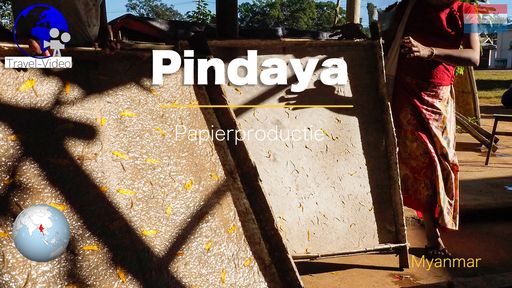 Pindaya, papiermakerij • Myanmar