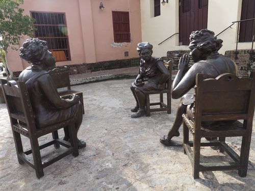 Sculptures in Camaguey
